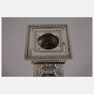 Zwei Kerzenleuchter Silber