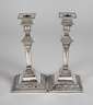 Zwei Kerzenleuchter Silber