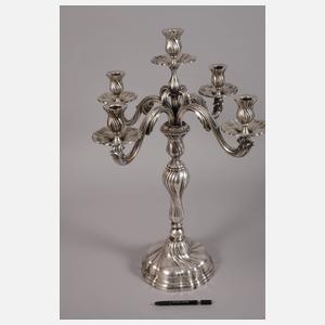 Paar übergroße Kandelaber Silber
