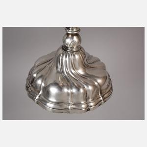 Paar übergroße Kandelaber Silber