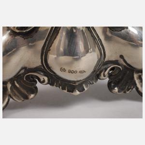 Paar große Silberleuchter