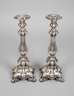 Paar große Silberleuchter