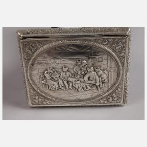 Silber Zigarettendose