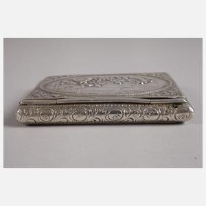 Silber Zigarettendose