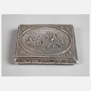 Silber Zigarettendose