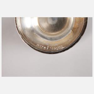 Silberbecher mit Buckelmuster