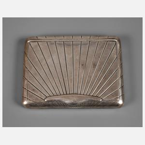 Zigarettenetui Silber