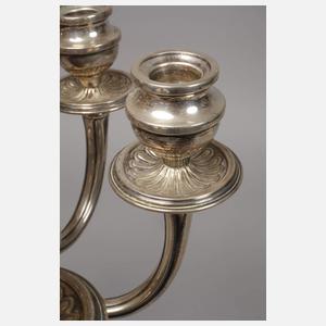 Silber großer siebenflammiger Kandelaber