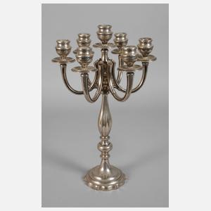Silber großer siebenflammiger Kandelaber