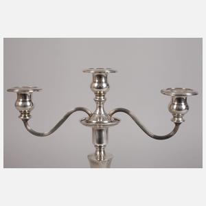 Paar Tafelleuchter Silber