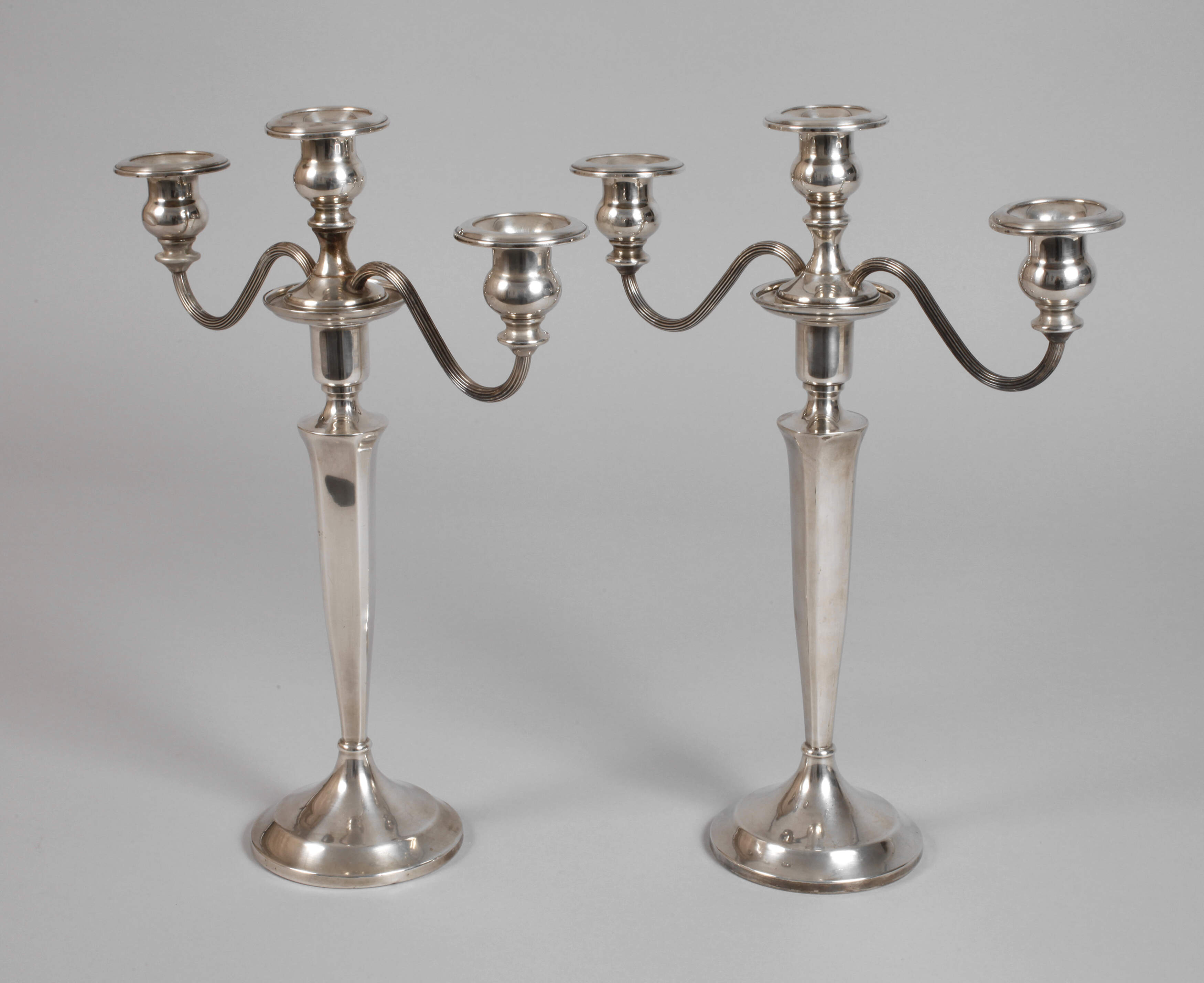 Paar Tafelleuchter Silber