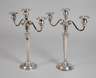Paar Tafelleuchter Silber