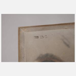 England Zigarettenbox Silber