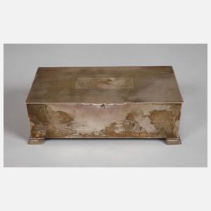 England Zigarettenbox Silber