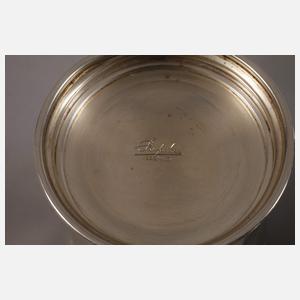 Silbertablett mit Bechern Italien