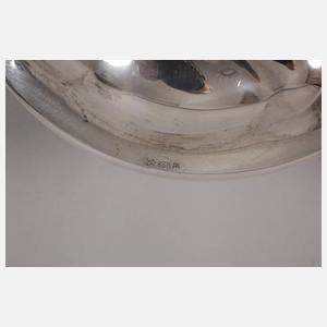 Silber zweiflammiger Kerzenleuchter