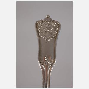 Gabel aus dem Rokoko Tafelsilber Kaiser Wilhelm II.