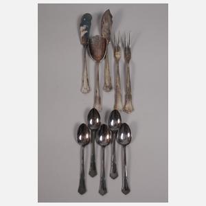 Silberbesteck im Etui