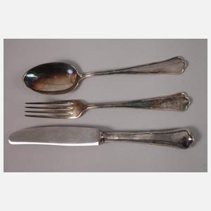 Silberbesteck im Etui