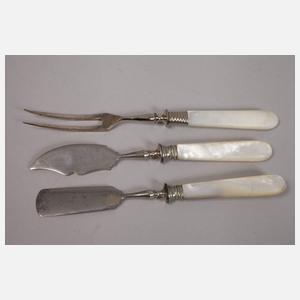 Konvolut Perlmuttbesteck