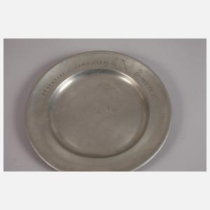 Drei Zinnteller Plauen