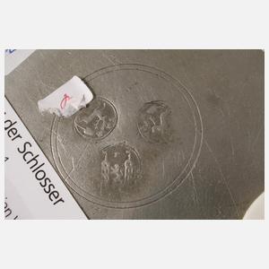 Drei Zinnteller Plauen