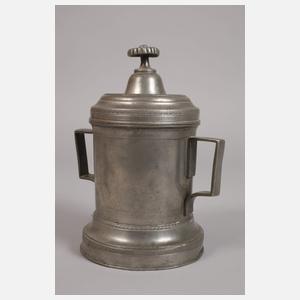 Seltener Tabaktopf Zinn