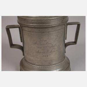 Seltener Tabaktopf Zinn