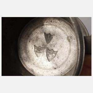 Seltener Tabaktopf Zinn