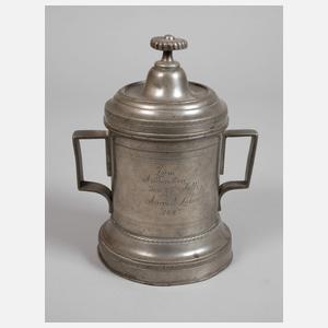 Seltener Tabaktopf Zinn