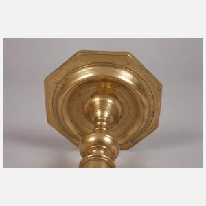 Kleiner barocker Messingleuchter