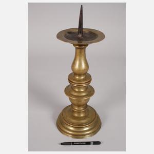 Paar große barocke Scheibenleuchter