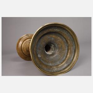 Paar große barocke Scheibenleuchter