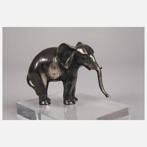 Elefant Silber
