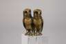 Vier kleine Eulen Bronze