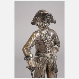 Silberfigur Alter Fritz