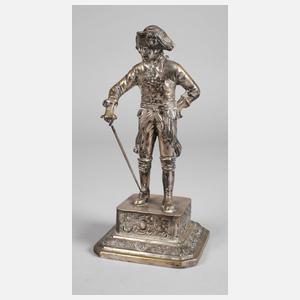 Silberfigur Alter Fritz