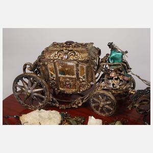 Große prächtige Silberkutsche Ungarn