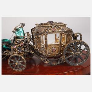 Große prächtige Silberkutsche Ungarn