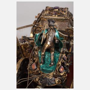 Große prächtige Silberkutsche Ungarn