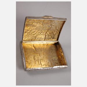 Jagdliches Zigarettenetui in Samorodok-Technik