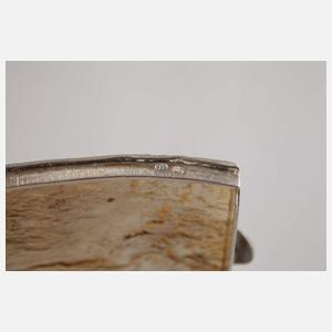 Jagdliches Zigarettenetui in Samorodok-Technik