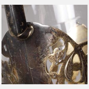 Paar Teegläser Niellotechnik