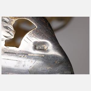 Paar Teegläser Niellotechnik