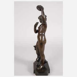 Mänade und kleiner Satyr