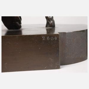 Mänade und kleiner Satyr