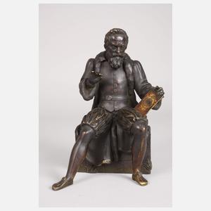 Johannes Kepler mit Modell der Sphärenharmonie