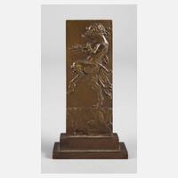 Henry Dropsy, kleines Standrelief mit Pan111