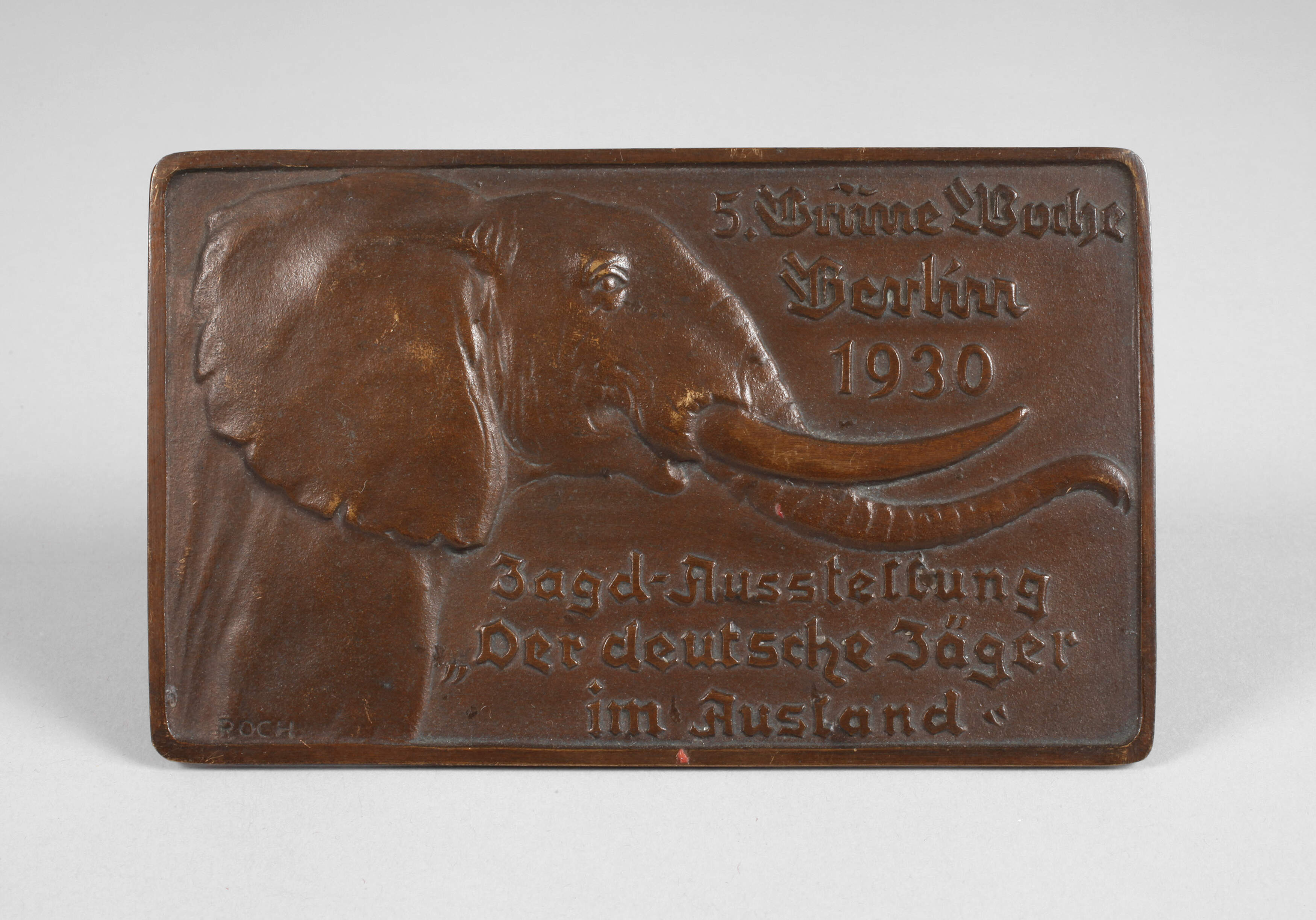 Georg Roch, Plakette "Grüne Woche" Berlin