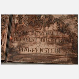 Monogrammist NF, Wandrelief Karl Stülpner